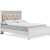 Queen Panel Bed with Slats