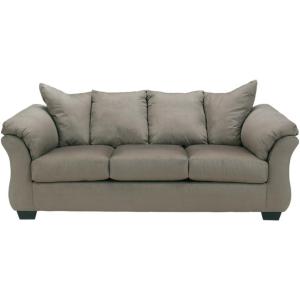 Signature Design by Ashley Darcy Casual Plush Sofa, Grayish Brown(Grey)