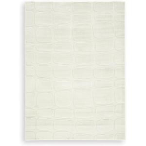 Signature Design by Ashley Farrendale Mid-Century Modern Indoor Geometric Washable 8 x 10 Area Rug, Blue & Red(Sandstone)