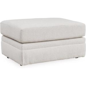 Signature Design by Ashley Maitelynn Casual Upholstered Ottoman, White(Chalk)