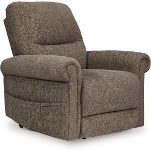 Signature Design by Ashley Rampant Casual Manual Rocker Recliner with Pillow-Top Arms, Gray(Earth)