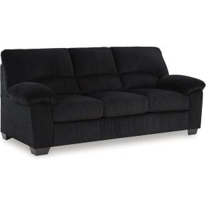 Signature Design by Ashley SimpleJoy Contemporary Sofa for Living Room, Blue(Black)