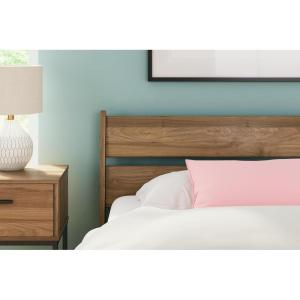 Signature Design by Ashley Socalle Modern Panel Headboard, Queen, Black(Honey Brown)