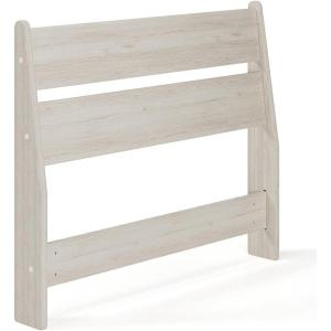 Signature Design by Ashley Socalle Modern Panel Headboard, Queen, Black(Whitewash)