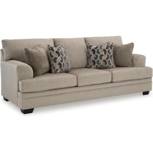 Signature Design by Ashley Stonemeade Casual Sofa with 4 Toss Pillows, Light Brown(Light Brown)