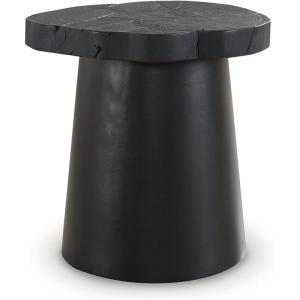 Signature Design by Ashley Wimbell Contemporary Tapered Base End Table, Black