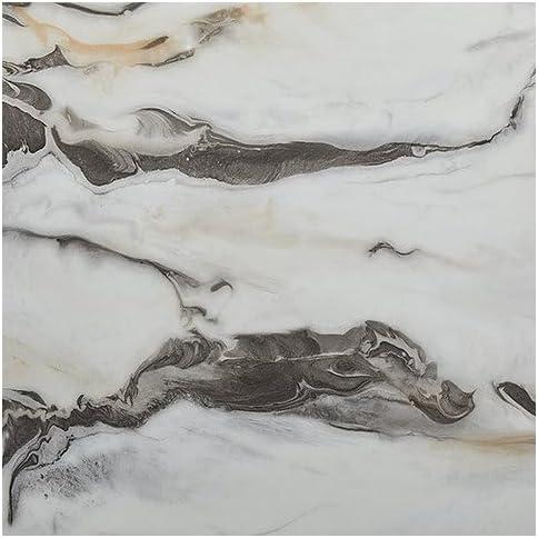 imageSignature Design by Ashley Jazmore Contemporary Table Set with Faux Marble Top Set of 3 Dark Brown