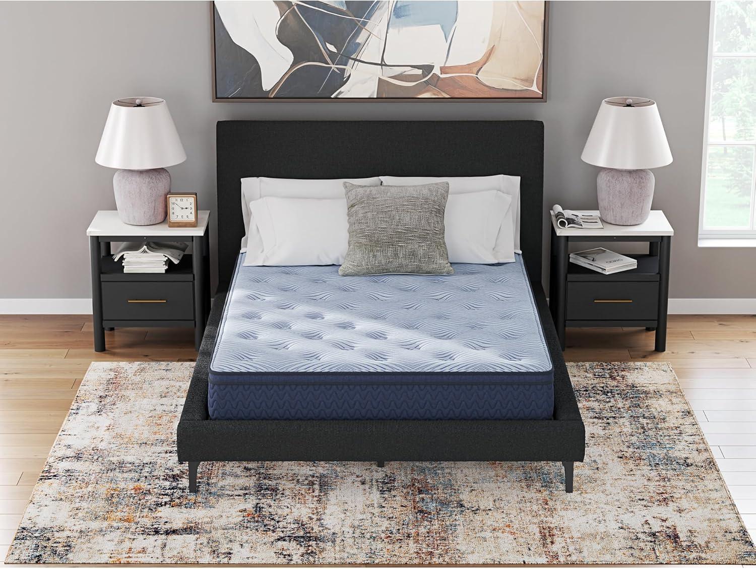 imageSignature Design by Ashley Peak 20 12 Hybrid 12 Inch Medium Gel Memory Foam Mattress with Edge Support for Cool Sleep and Pressure Relief Queen