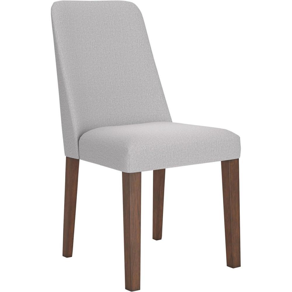 imageSignature Design by Ashley Lyncott Contemporary Dining Room Upholstered Side Chair with Foam Cushion 2 Count Yellow ampamp BrownCream Brown