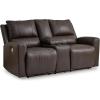 Power Reclining Loveseat with Console