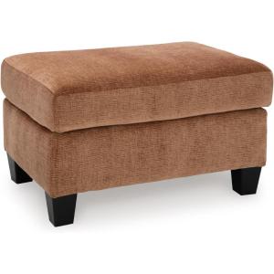 Signature Design by Ashley Amity Bay Modern Upholstered Rectangular Ottoman, Light Brown(Light Brown)