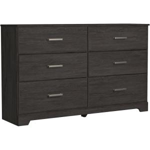 Signature Design by Ashley Belachime 6 Drawer Dresser, Black(Black)