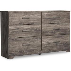 Signature Design by Ashley Belachime 6 Drawer Dresser, Black(Grayish Brown)