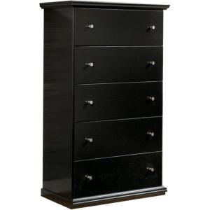 Signature Design by Ashley Bostwick Shoals Children’s Traditional 5 Drawer Chest of Drawers, White(Black)