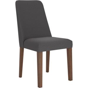 Signature Design by Ashley Lyncott Contemporary Dining Room Upholstered Side Chair with Foam Cushion, 2 Count, Yellow & Brown(Dark Gray & Brown)