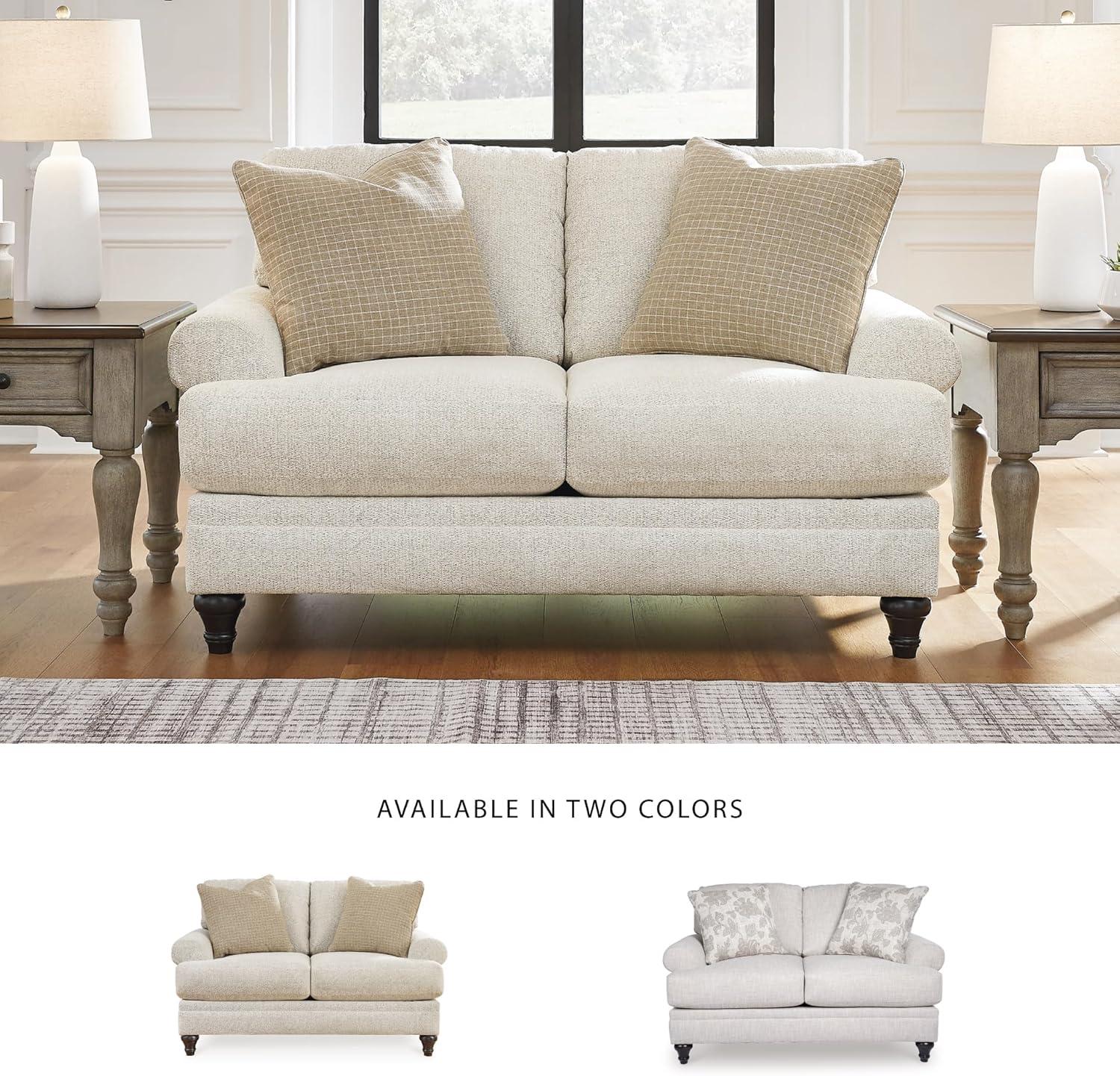 imageSignature Design by Ashley Valerani Classic Loveseat for Living Room Beige