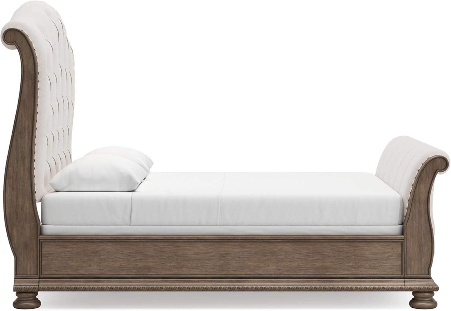 imageSignature Design by Ashley Ardenfield Classic 3Drawer Nightstand with USB Ports Light BrownQueen