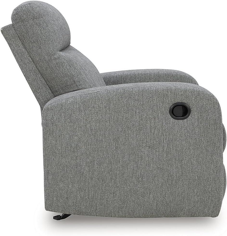 imageSignature Design by Ashley Carrigan Lane Modern Pull Tab Rocking Recliner Light Gray