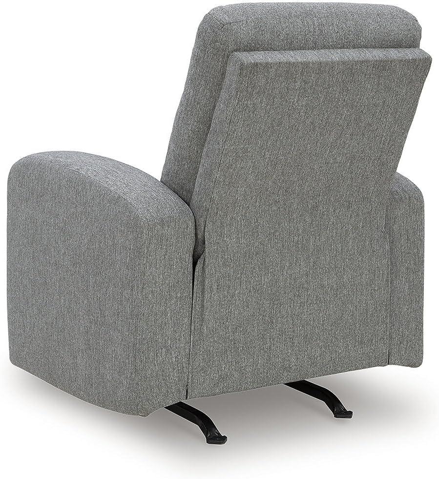 imageSignature Design by Ashley Carrigan Lane Modern Pull Tab Rocking Recliner Light Gray