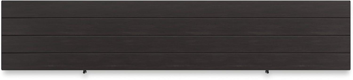 imageSignature Design by Ashley Darborn Casual 88quot TV Stand with Electric Fireplace for TVs up to 101quot Light GrayDark Brown