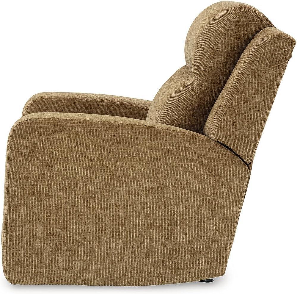 imageSignature Design by Ashley Kanlow Modern Manual Rocker Recliner Light BrownBrown