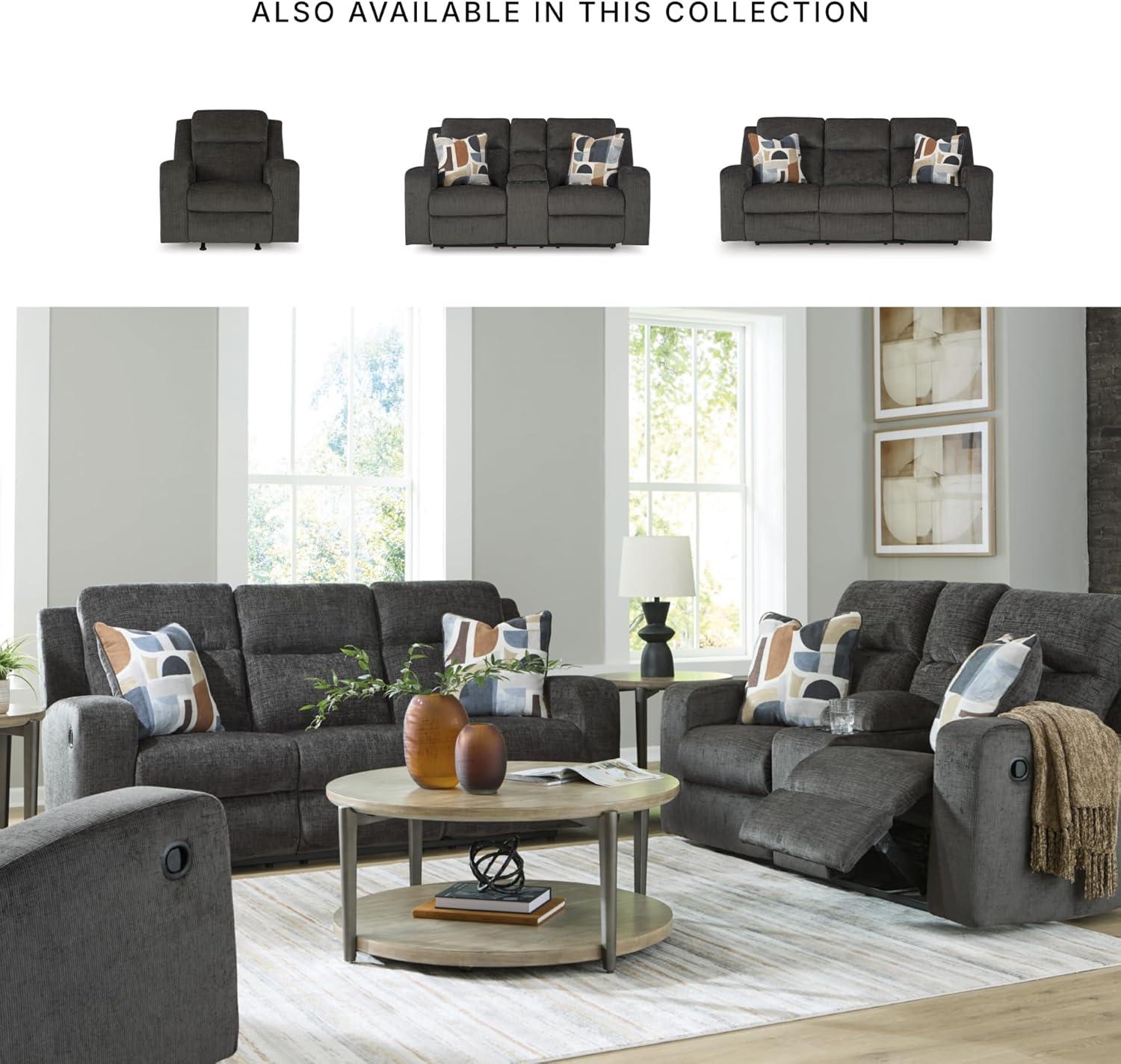 imageSignature Design by Ashley Kanlow Modern Manual Rocker Recliner Light BrownGrey