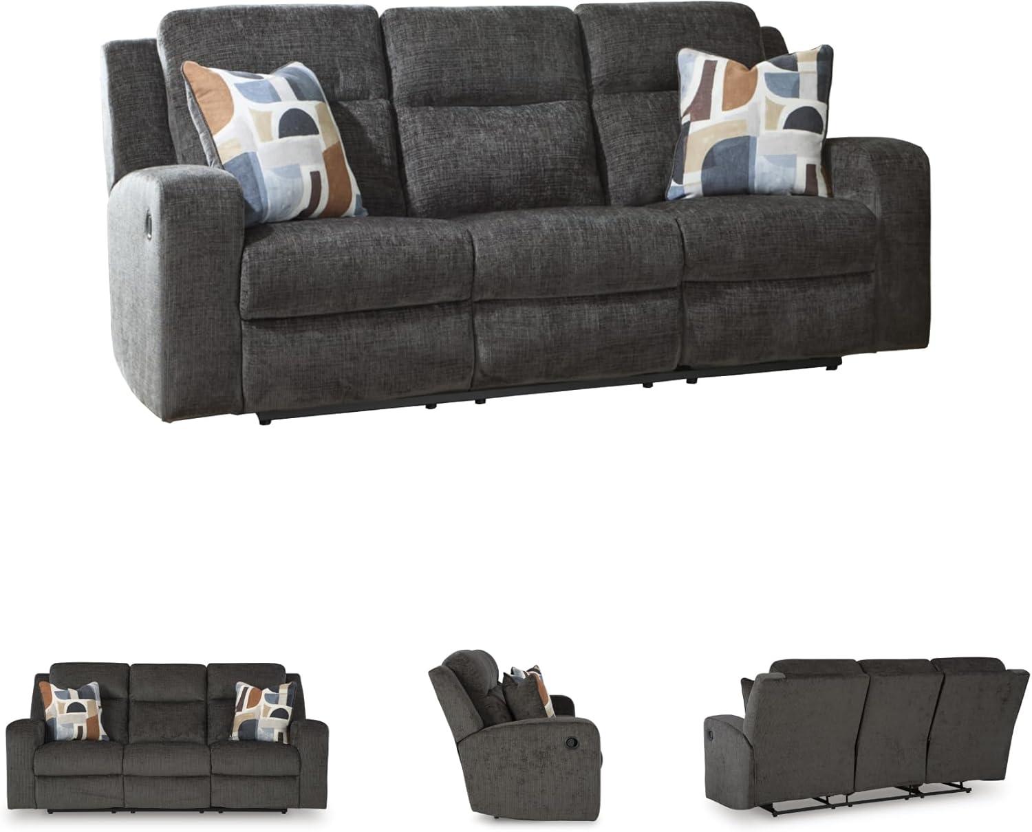 imageSignature Design by Ashley Kanlow Modern Manual Rocker Recliner Light BrownGrey