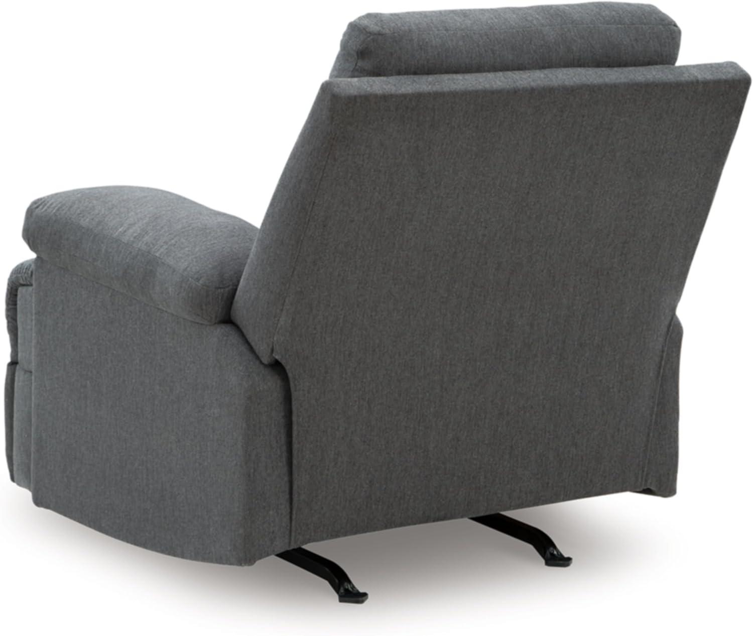 imageSignature Design by Ashley Yarrow Lane Classic Manual Rocker Recliner with PillowTop Arms Light BrownCharcoal