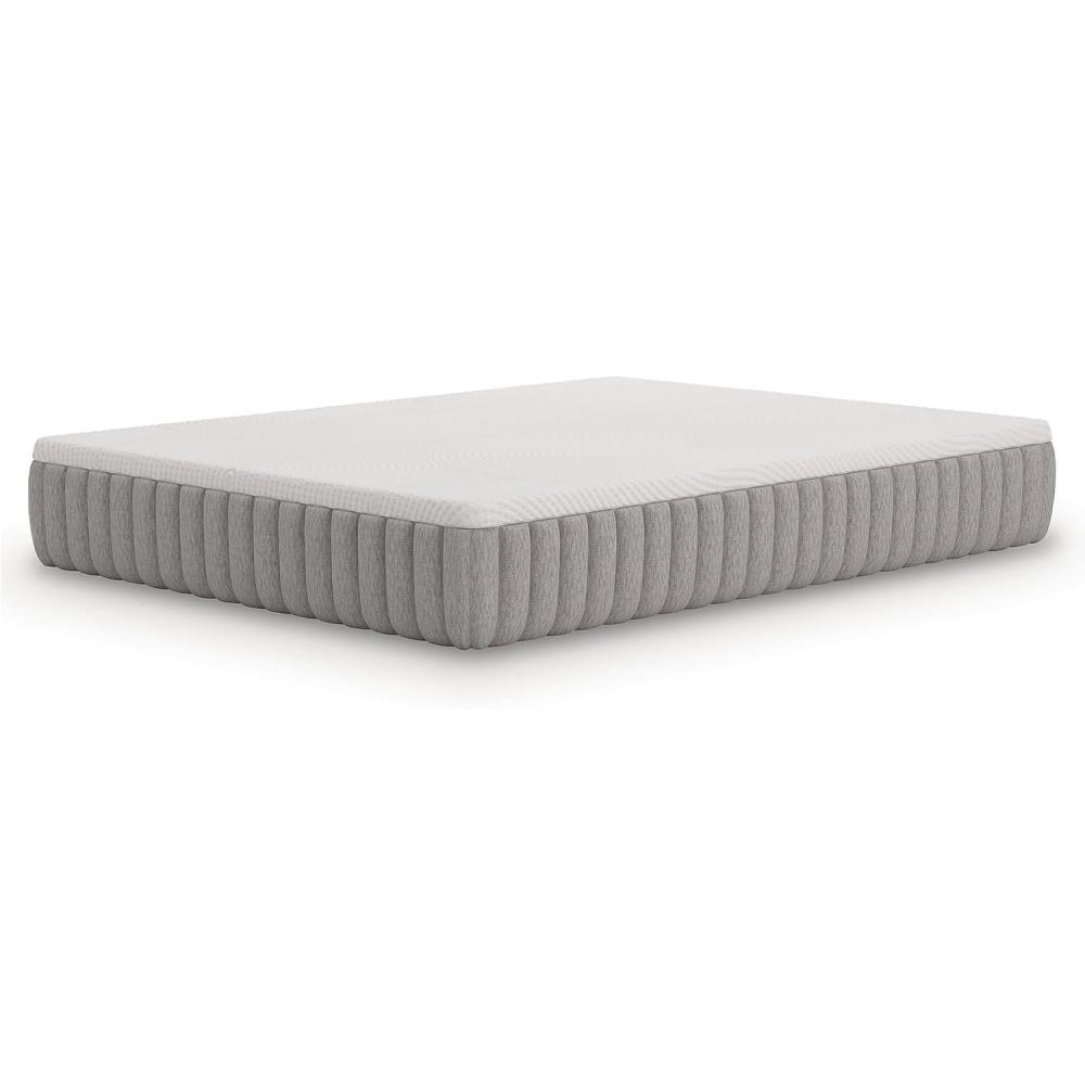 imageSignature Design by Ashley Terra Sleep Hybrid 12 Inch Latex Foam Medium Breathable Mattress with Pressure Relief Queen