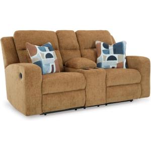 Signature Design by Ashley Kanlow Modern Manual Rocker Recliner, Light Brown(Brown)