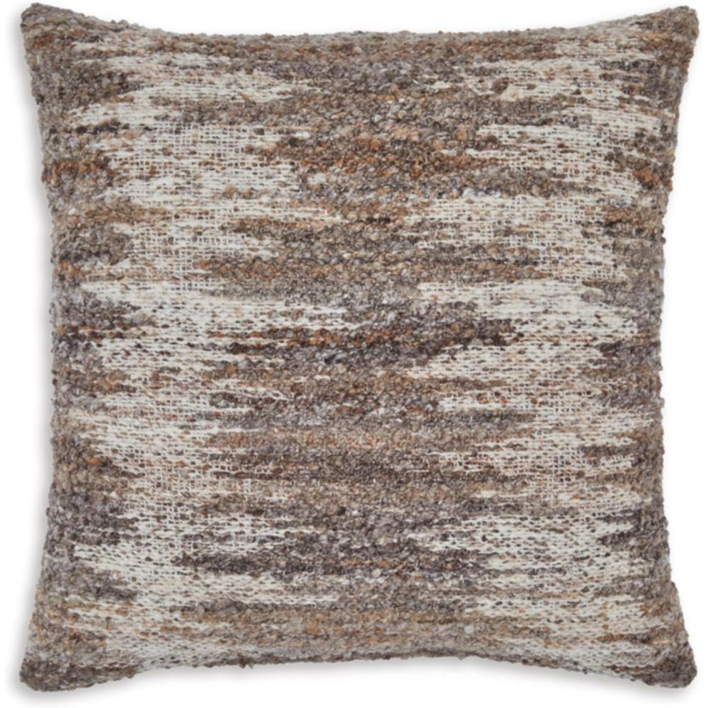 imageSignature Design by Ashley Nealton Bohemian Indoor Abstract 22 x 22 Inches Pillow with Zipper Closure Dark Brown ampamp White