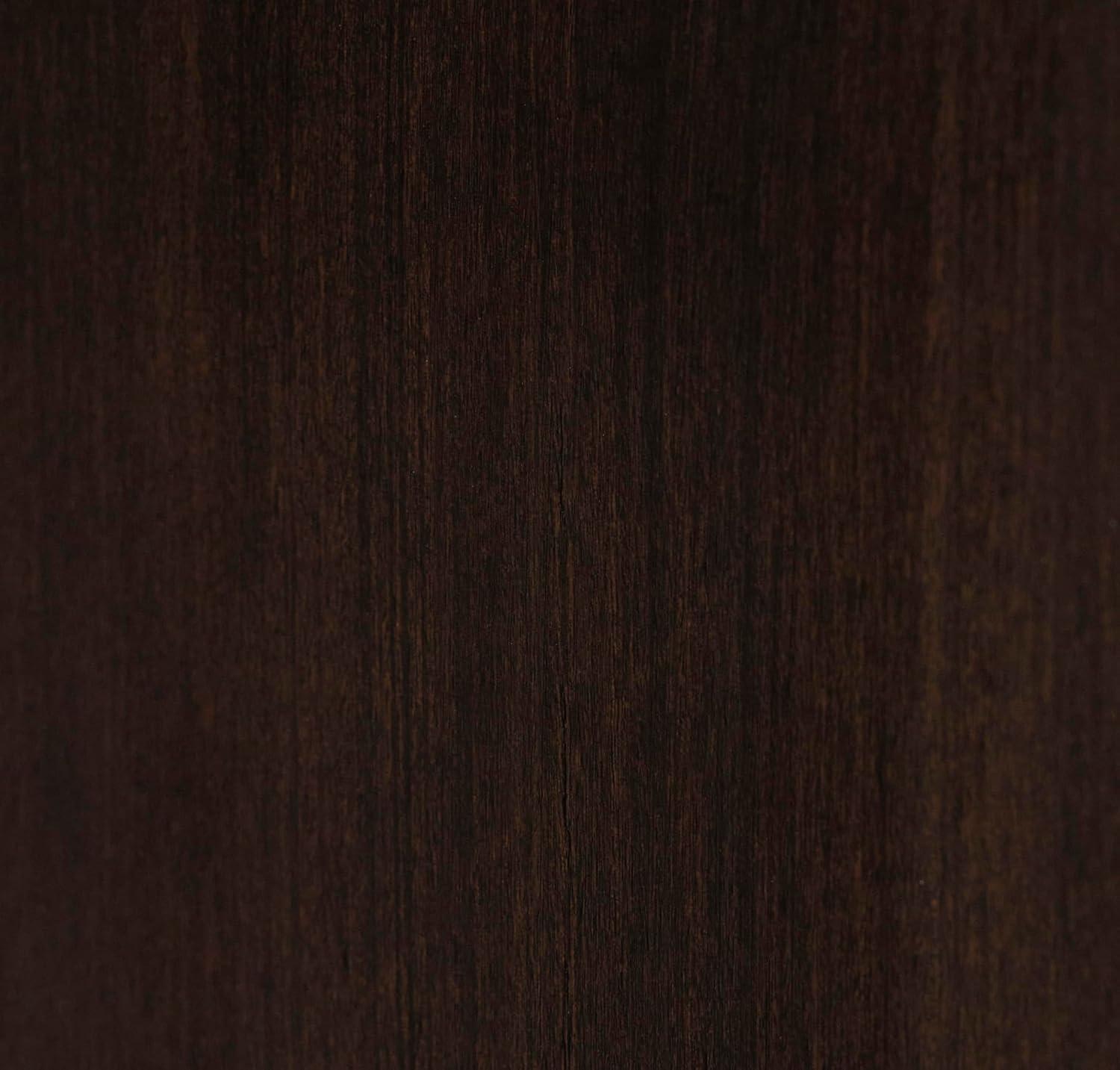 imageSignature Design by Ashley Covetown Contemporary 7Drawer Dresser and Mirror with Safety Stop Dark Brown