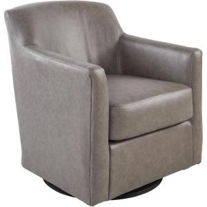 Ashley Furniture Bradney Gray Swivel Accent Chair