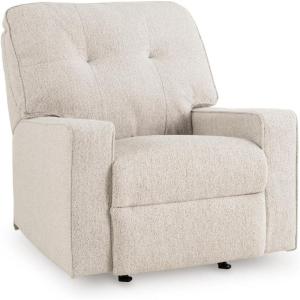 Signature Design by Ashley Fanciful Contemporary Rocker Recliner with Arm Rest, Light Gray(Light Gray)
