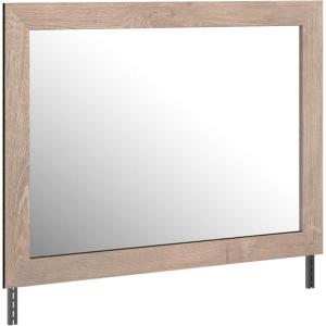 Ashley Furniture Senniberg Bedroom Mirror, Light Brown/White