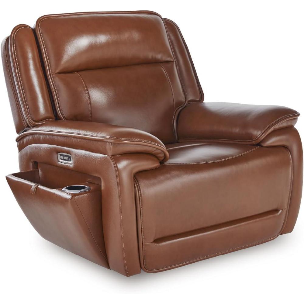 imageSignature Design by Ashley Healy Pier Power Recliner Brown