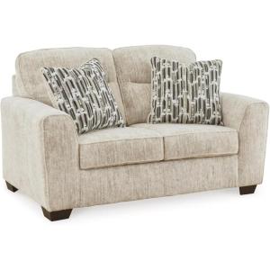 Signature Design by Ashley Lonoke Contemporary Loveseat for Living Room, Beige
