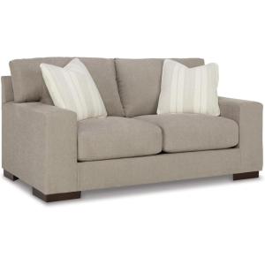 Signature Design by Ashley Maggie Contemporary Loveseat for Living Room, Light Brown(Light Brown)