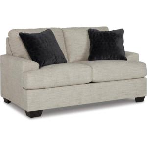 Signature Design by Ashley Maggie Contemporary Loveseat for Living Room, Light Brown(Tan)