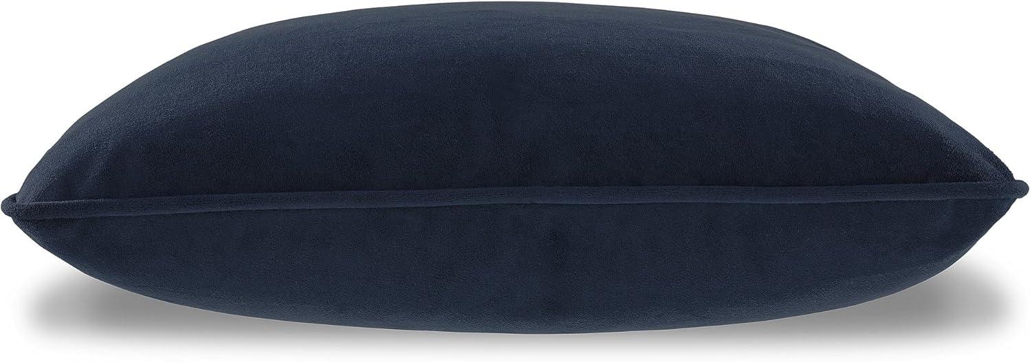 imageSignature Design by Ashley Caygan Contemporary Square Polyester Pillow with Feather Fill 20quot x 20quot Machine Washable RustBlue