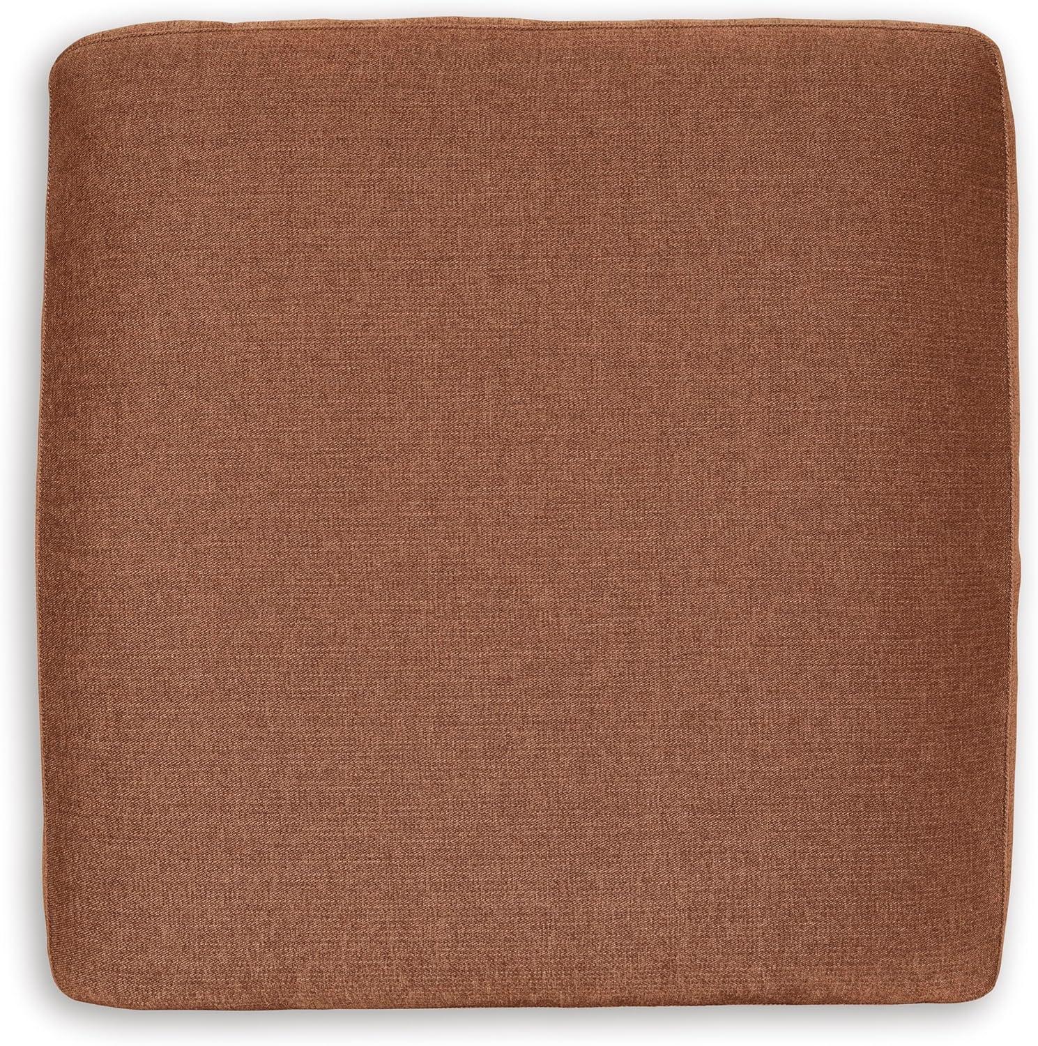 imageSignature Design by Ashley Contemporary Modmax Stain Resistant LShape RightArm Facing 6Piece Sectional with Reversible Cushion and Armrest Dark BlueBurnt Orange