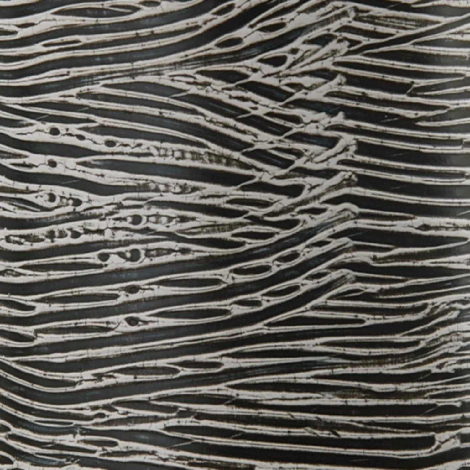 imageSignature Design by Ashley Fynn 21quot Contemporary Metal Vase Antique WhiteGray