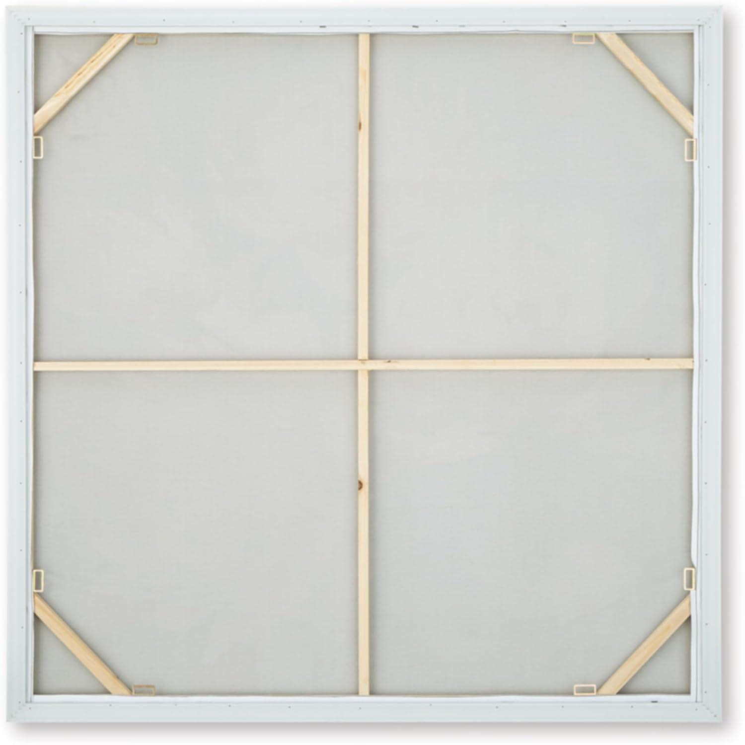 imageSignature Design by Ashley Parryville Classic Hand Painted Flower Wall Art 48 x 48 Inches Blue ampamp Pink