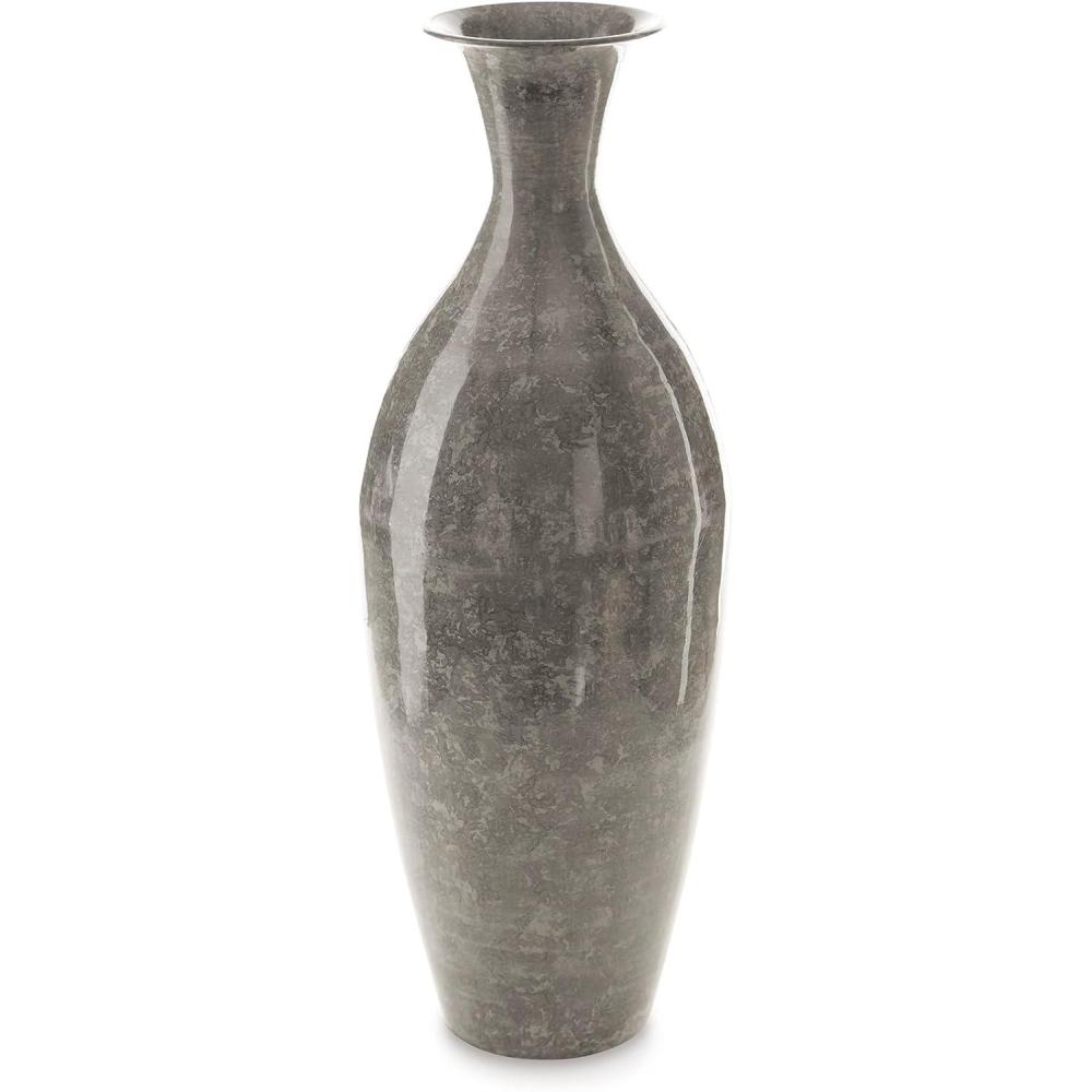 imageSignature Design by Ashley Brockwich Traditional 20 Inch HighGloss Vase Gray20