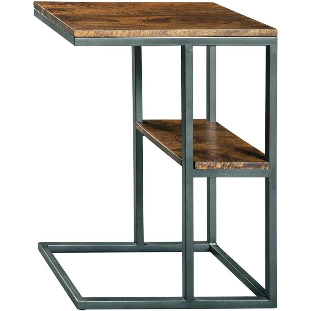 imageSignature Design by Ashley Forestmin Modern Accent Chairside End Table Brown and Black