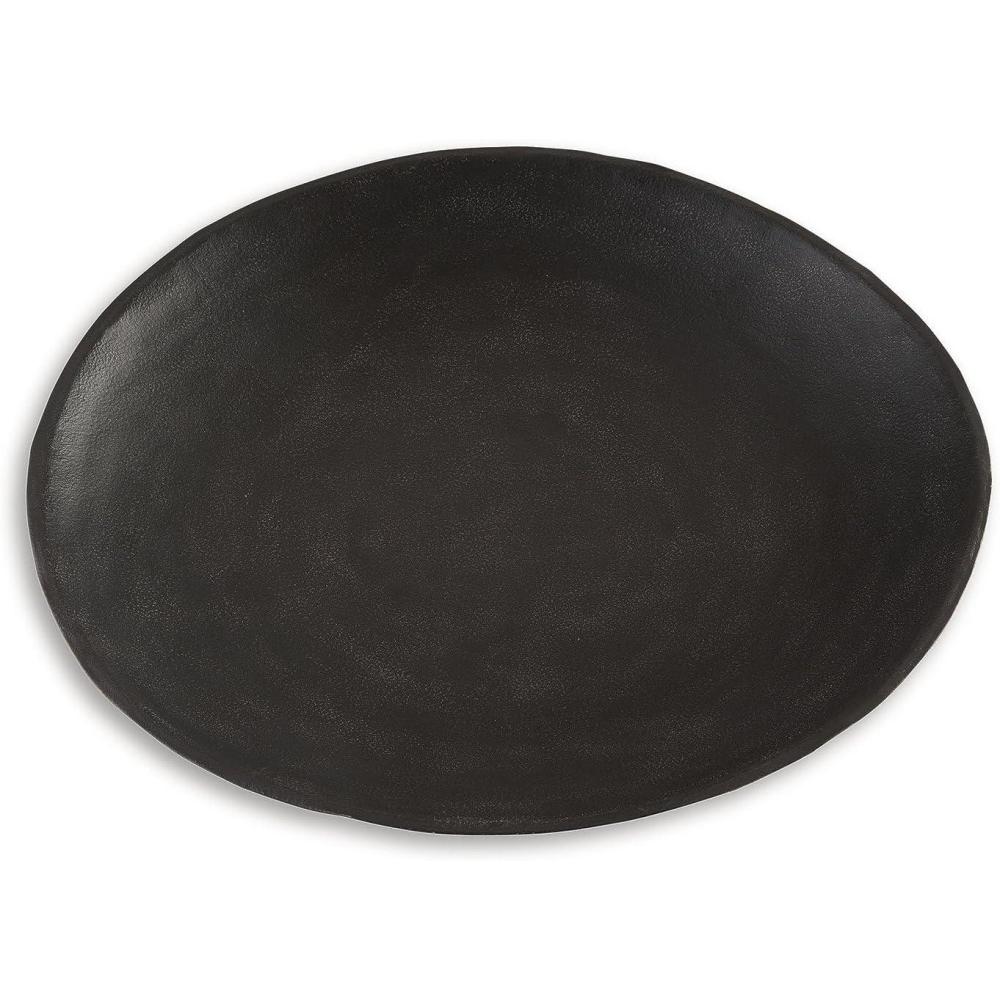 imageSignature Design by Ashley Moises Antique Metal Centerpiece Accent Bowl Dark BrownBrown