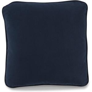 Signature Design by Ashley Caygan Contemporary Square Polyester Pillow with Feather Fill, 20″ x 20″, Machine Washable, Rust(Blue)