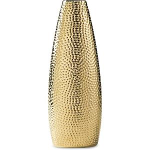 Signature Design by Ashley Efim Large Contemporary Ceramic Vase, Metallic(Metallic)