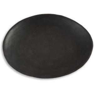 Signature Design by Ashley Moises Antique Metal Centerpiece Accent Bowl, Dark Brown(Brown)