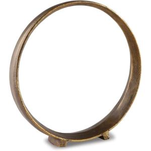 Signature Design by Ashley Ryandale Round Metal Sculpture, Antique Black(Metallic)